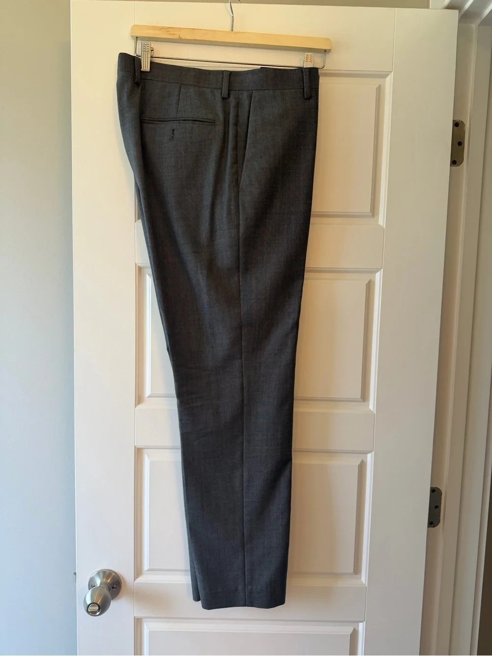 J. Crew Men's Suit Pants - Charcoal - 100% Wool - 32x30 - Crosby Classic Fit